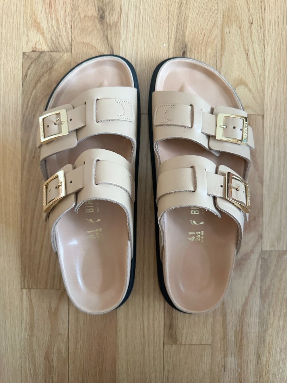 Birkenstock St Barths Nude Sandals, size 41
